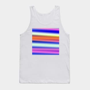 blue pink white yellow abstract texture Tank Top